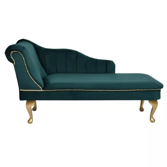 Chaise Longue Chesterfield Sofa Green Accent Chair Cambridge Stripe Lounge