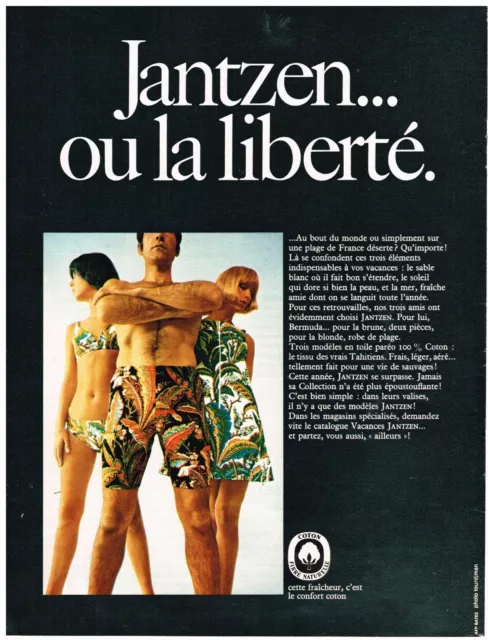 PUBLICITE ADVERSTISING   1969   JANTZEN   maillots de bain