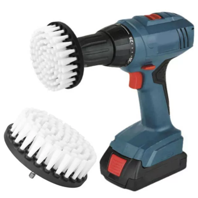 Gentle on Surfaces Electric Drill Brush for Bathtub and Shower Tile Cleaning