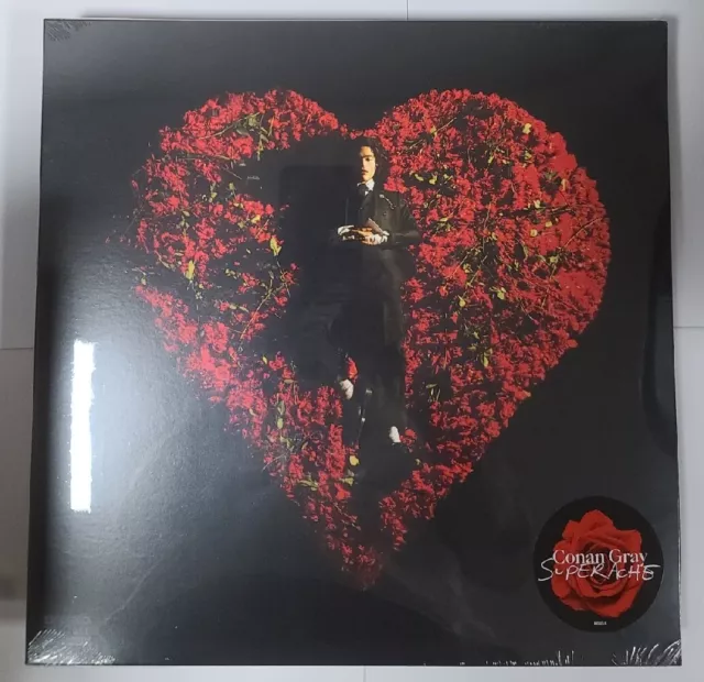 Conan Gray SUPERACHE Limited Edition RED Vinyl with SIGNED Insert - NEW  SEALED