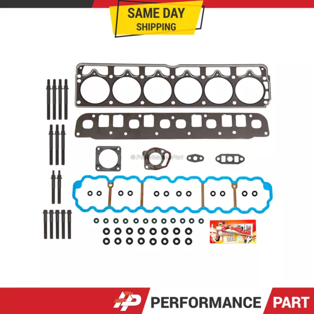 Head Gasket Bolts Set for 96-99 Jeep TJ Wrangler Grand Cherokee 4.0L OHV 12V