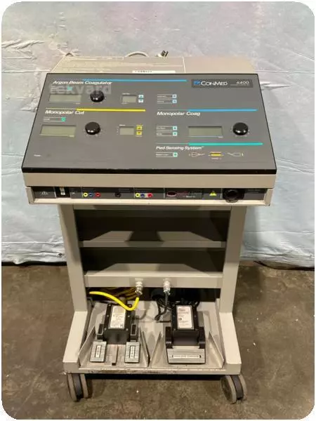 Conmed Birtcher 6400 Electrosurgical Generator W/ 2 Foot Pedals @ (339714)