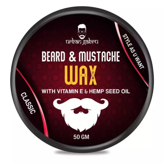 Cire à barbe et moustache UrbanGabru (50 g) pour une tenue forte | Cire à...