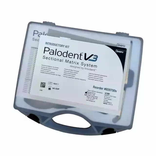 5 x Palodent V3 Dental-Teilmatrizensystem, entworfen von Triodent Intro Kit