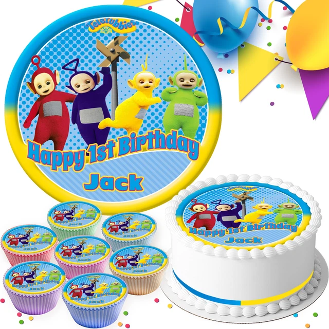 Teletubbies Edible Cake Toppers And Teletubbies Cupcake Toppers My