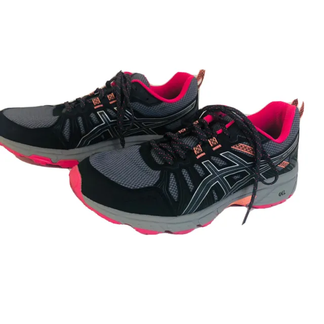 Asics Gel-venture 7 running shoes sneakers womens size 11  gray pink   br
