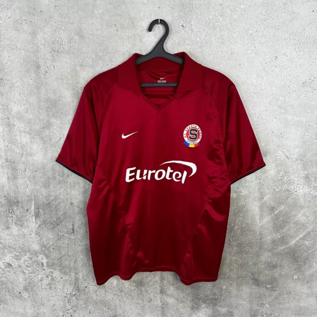 Ac Sparta Praha 2004 2005 Home Football Shirt Prague Nike Jersey Size M