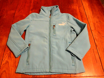 Puma Girl s Fleece Lined Track Jacket Size 4
