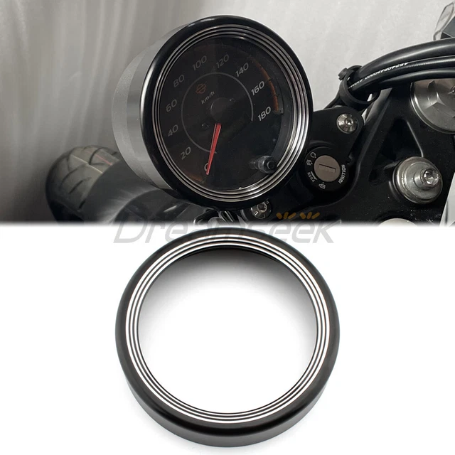 1Pcs Motorcycle Aluminum Speedometer Gauge Bezel Trim