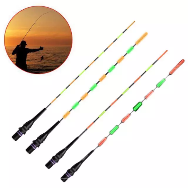 Smart LED Light Luminous Smart Night Fishing Float Bite Alarm Stick Bobber heiß