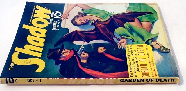 Shadow Original Hero Pulp October 1941 Gardens Of Death Fine+