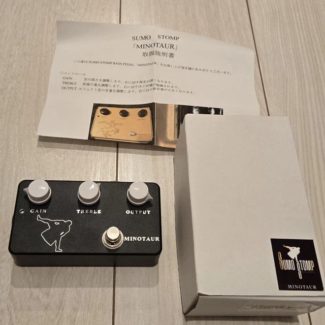 SUMO STOMP MINOTAUR Bass Overdrive Guitar Effects Pedal Used