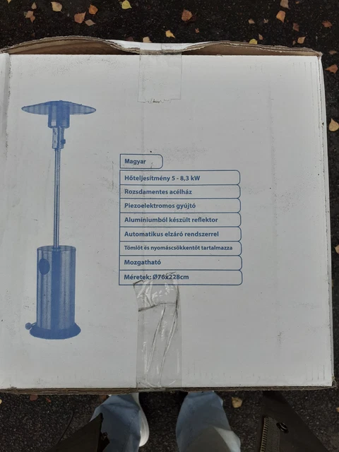 terrassen heizstrahler gas - neu originalverpackt,einzelpreis,3 x vorhanden