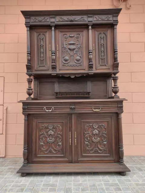 Cómoda Biblioteca Francés Primero 900 Madera Sólido Roble