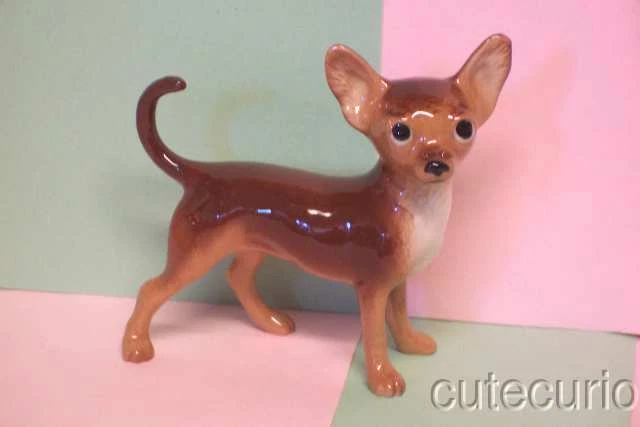 Hagen Renaker Pedigree BROWN CHIHUAHUA # 40251 ceramic dog figurine