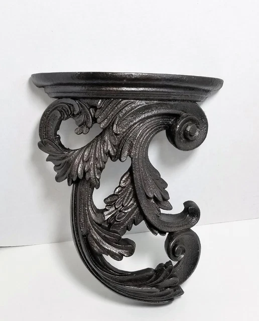 ORNATE SCROLLWORK RESIN Wall Shelf £12.32 PicClick UK