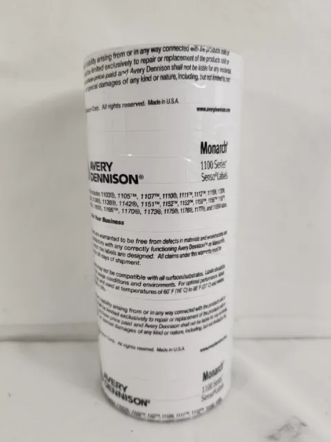 Genuine Paxar Monarch 1100 Series Price Senso Labels NEW