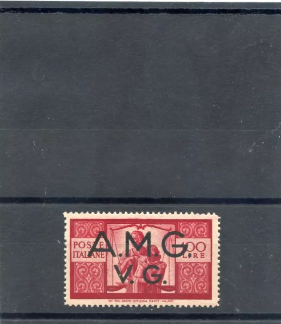 ITALY, VENEZIA GIULIA Sc  1LN13(MI 21)*VF LH $38