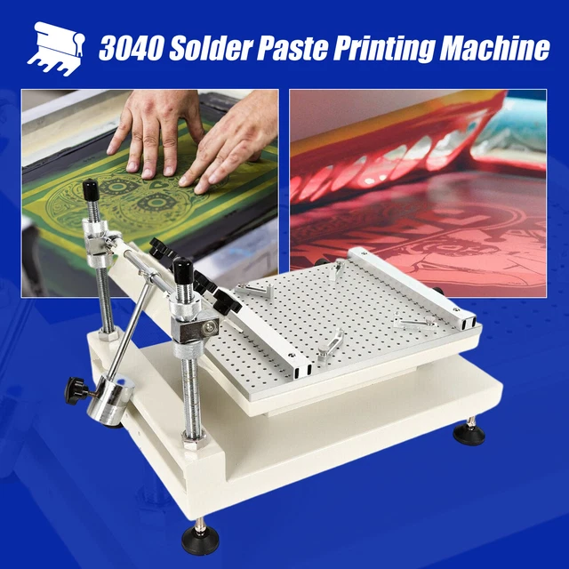 3040 Solder Paste Printing Machine PCB SMT Manual Stencil Printer High Accuracy