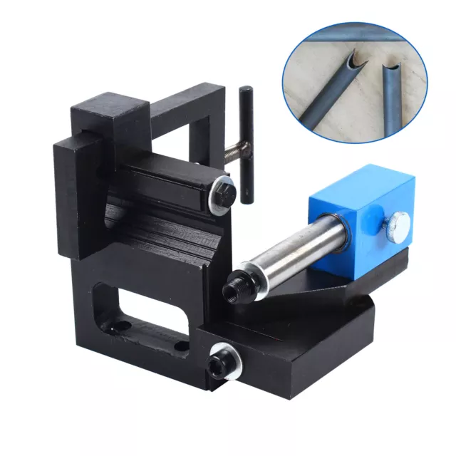 Pnm1-1/2In Manual Iron Industrial Pipe+Heavy Duty Tube Notcher Metal Fabrication