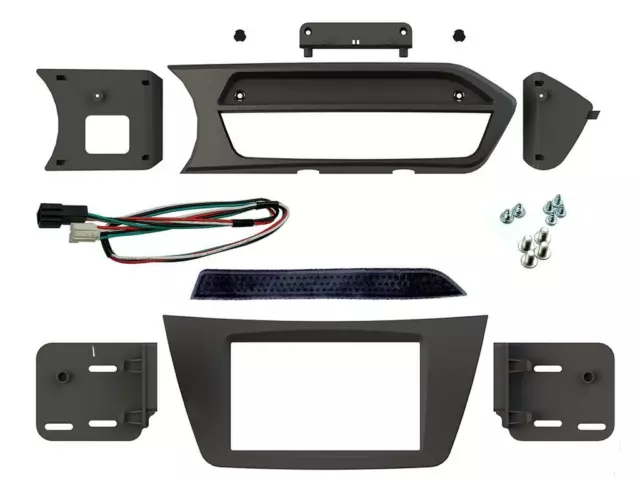 Panneau Moniteur de Radio Navigateur Double 2 din Mercedes Classe C 2011-2014