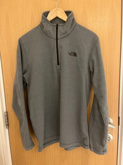 The North Face 1/4 cerniera pile - Uomo - Grigio - Small