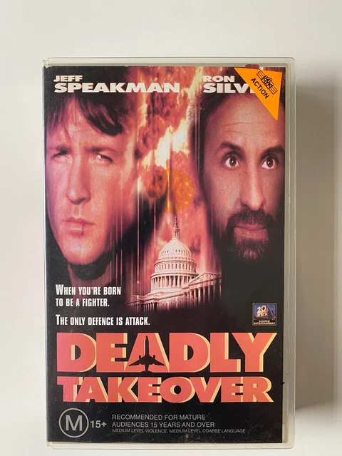 DEADLY TAKEOVER [VHS] Fox Video Ex-Rental Tape Jeff Speakman 1995