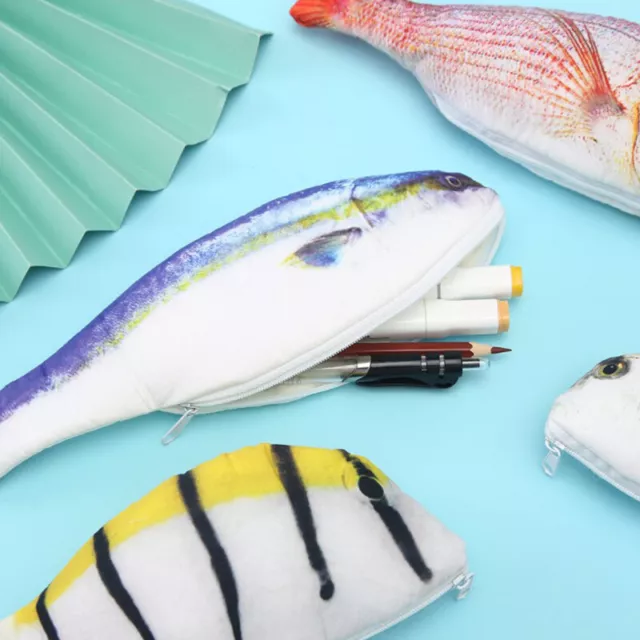 1pc Creative Fish Bleistiftbox Großkapazität Upgrades Pen Case School GeschenkEL