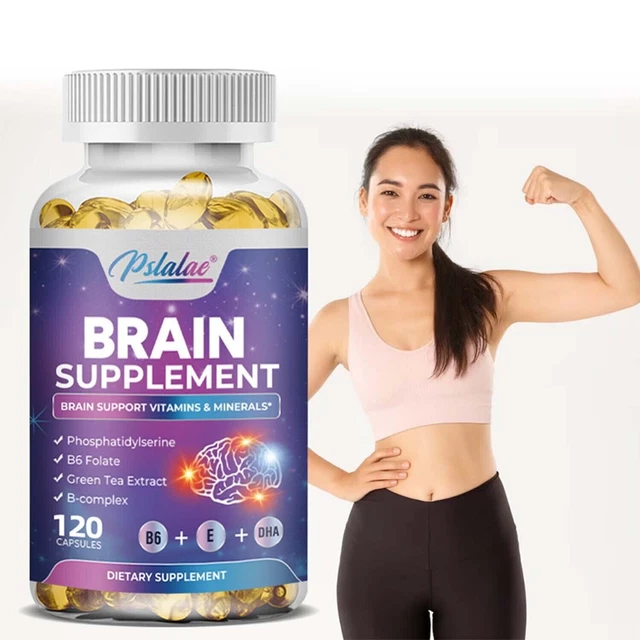 Integratori Per Il Cervello Potente Aelona Brain Health & Memory Booster, Focus Function, Clarity Nootropic Supplement Catalogs Vv8858 Omega 3 Now - Foto 5