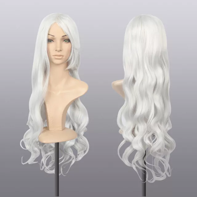 80-100cm Perücke Langhaarperücke Damenperücke Wig Cosplay Karneval Fasching