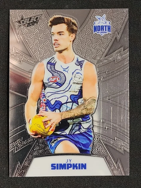 2024 SELECT AFL Footy Stars JY SIMPKIN Thunderbolt Refractor /299 # ...
