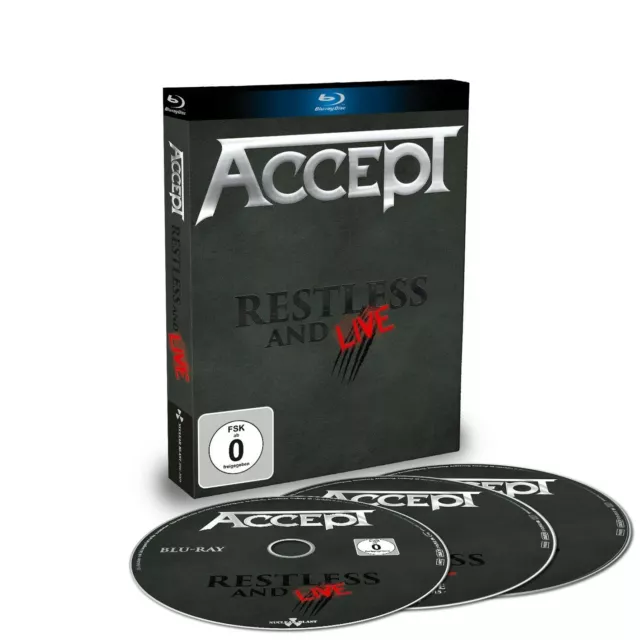 Accept - Restless And Live   Blu-Ray+2Cd Neu