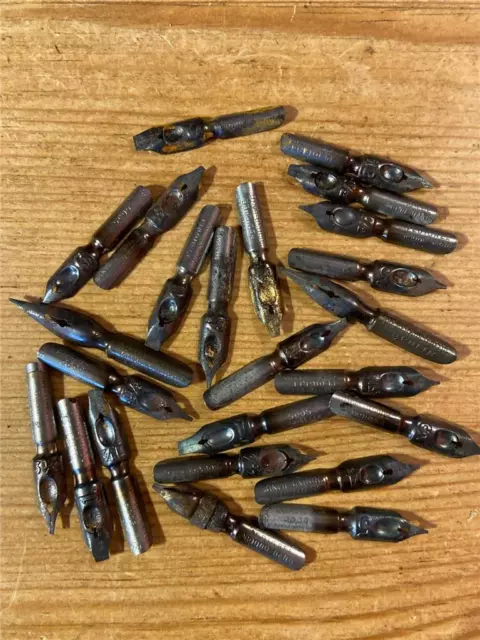 117a Collection of  Vintage Pen Nibs