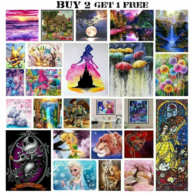 5D Full Drill Diamond Painting Art DIY Cross Stitch Kits Embroidery Decor
