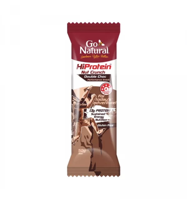 Go Natural Hi Protein Dark Chocolate 50g x 16