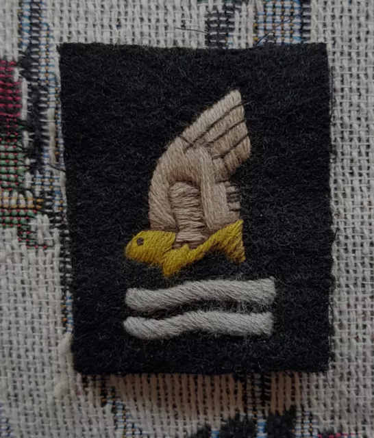 Ww2 R.A.F GOLDFISH CLUB Patch CLOTH PATCH .ORIGINAL