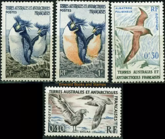 EBS French Antarctic Territories TAAF 1956 - Beautiful Stamps - Birds - TF 2/15