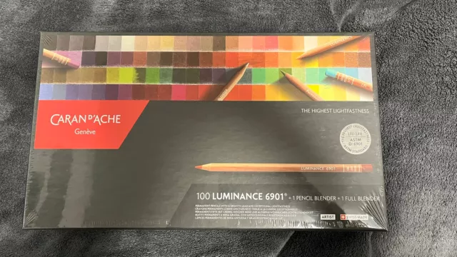 caran d'ache luminance 6901 100 Farben