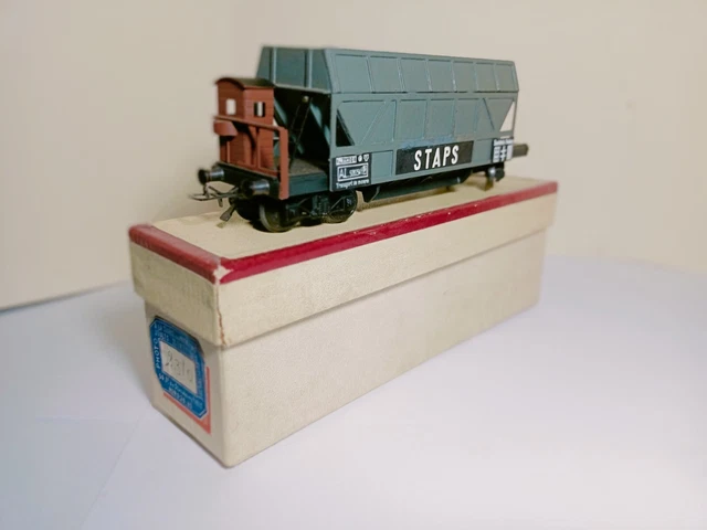 train miniature ho wagon trémie à ballast type I [5]VB - Mistral réf 27