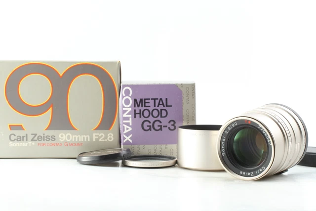 [TOP NEUWERTIG/Haubenfilter] Contax Carl Zeiss Sonnar 90 mm 2,8 Objektiv G1 aus Japan