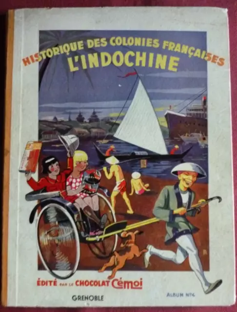 Historique des colonies françaises: l'Indochine, livre d'image du chocolat Cémoi