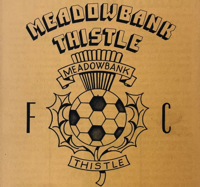 Meadowbank Thistle Home Football Programmes - Choose from List