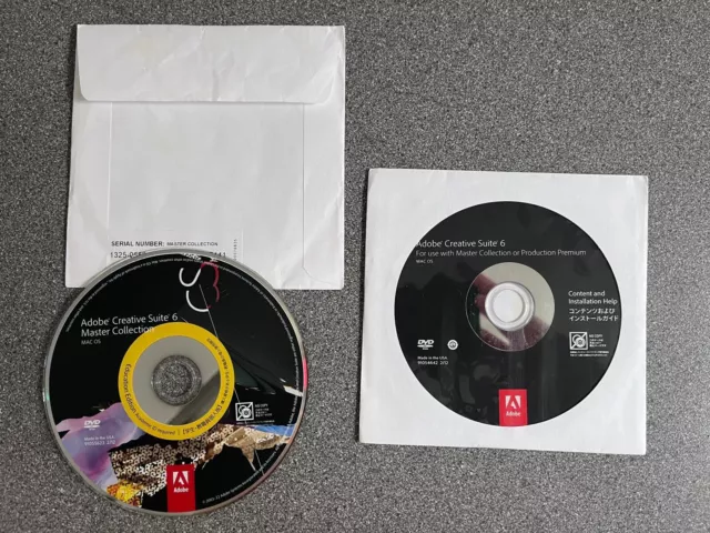 Adobe CS6 Master Collection - Genuine - Includes Retail License Number