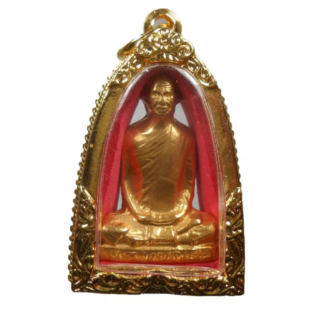 Top! Statue Lp Derm Old Thai Amulet Hot Pendant Very Rare !!!