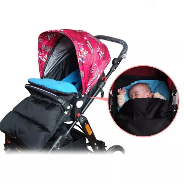 Universal Baby Stroller Cosy Toes Liner Buggy Padded Luxury Footmuff Warmer CC