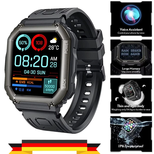 Lvifloae Smart Fitness Armband - Bluetooth Aktivitätstracker Mit Herzfrequenz & Schlafüberwachung