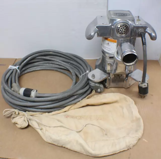 Clarke American Sanders Silver Super 7R Floor Edge Sander - W/Cord + Dust Bag.