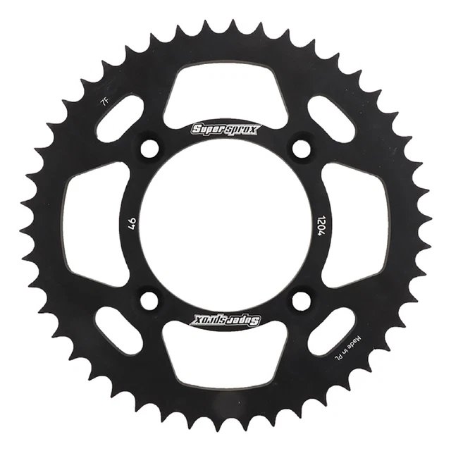 Supersprox Black Aluminum Sprocket 46T Chain Size 428 for Honda CRF125F XR100R