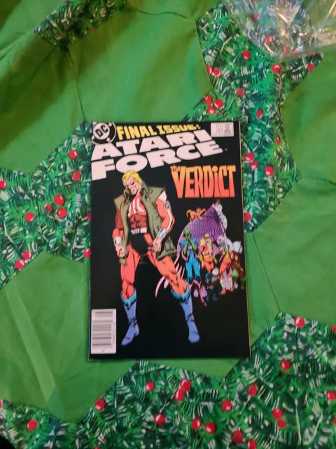 Atari Force Final Issue Aug #20 .75 The Verdict  Dc Comic Book Vtg