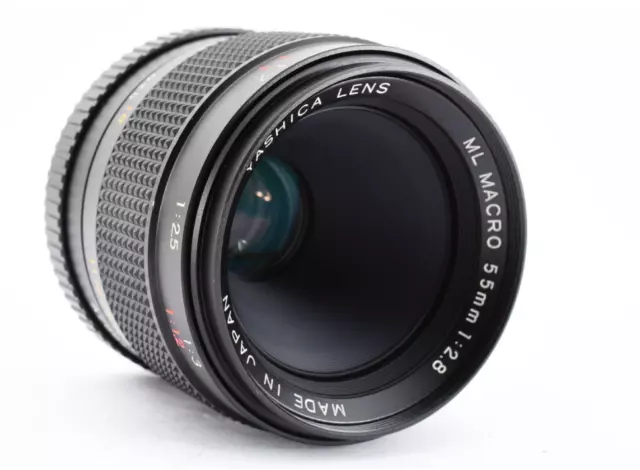 【Exc+5】Yashica ML MACRO 55mm f2.8 MF lens for Contax/Yashica CY mount from Japan 3